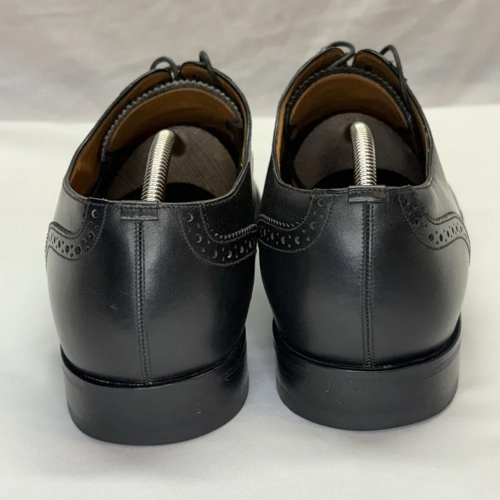 BALLY OF SWITZERLAND Brooking Oxfords Mens US 12 3E Extra Wide Dress Shoes Black